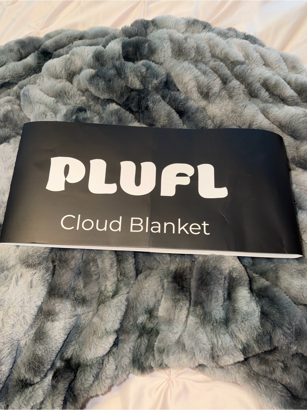 Cloud Blanket - Soft Gray Faux Fur Throw